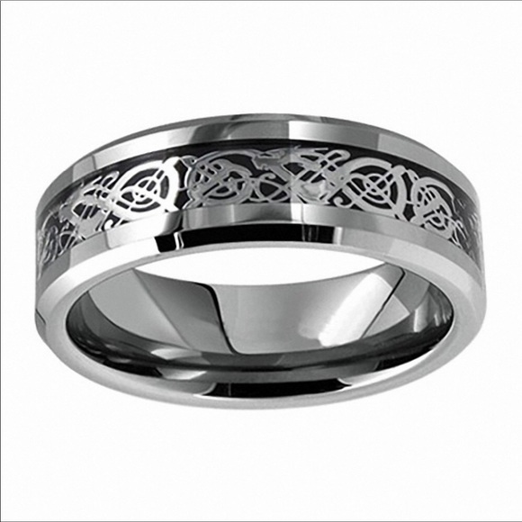 Laser Cut Titanium Ring - Picture 3 of 8